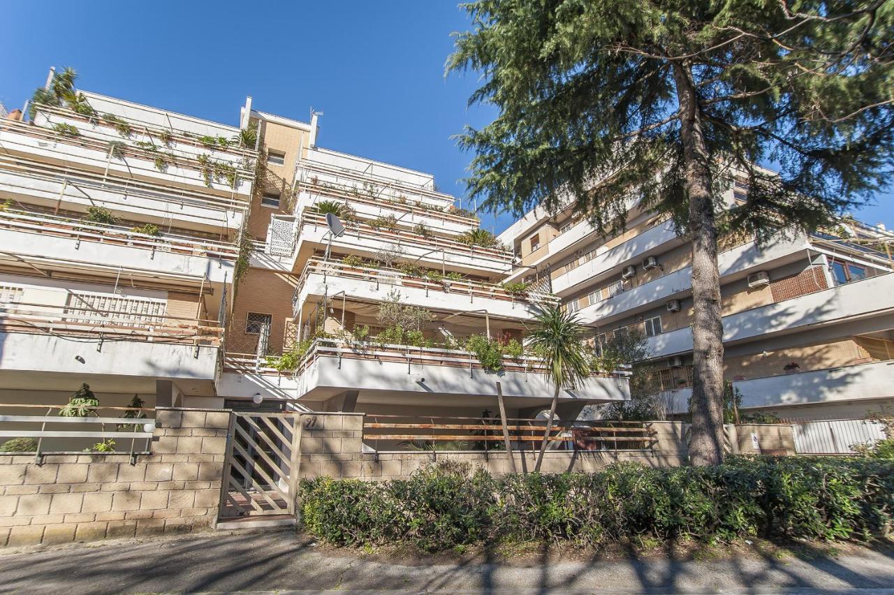 Eur Luminous And Large Family Terrace Apartment Rom Exterior foto